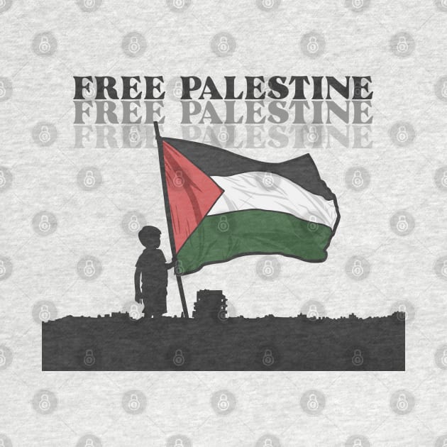 FREE PALESTINE by KEMOSABE